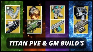 TITAN PVE & GM BUILD's for Conqueror Title S23 (All Supers) | Destiny 2