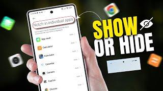 How to Show or Hide Notch in Individual Apps on Xiaomi Phones | MIUI App Notch Settings