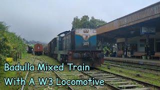 Kandy To Badulla Mixed Train Hauling By Class W3 Diesel Locomotive