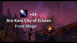 Frostfire Frost Mage | +14 Ara-Kara City of Echoes | The War Within | 11.0.7 new ring is Peanuts