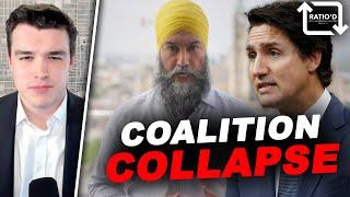 Justin Trudeau IN DANGER as Jagmeet Singh ENDS coalition deal