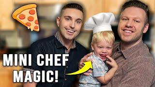 FAMILY PIZZA NIGHT: COOKING WITH OUR NEPHEW | Habitually Henry