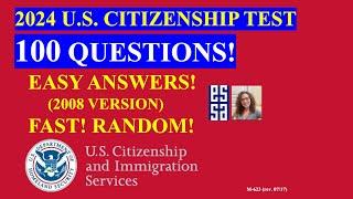 2024 Random 100 Civics Questions and Answers: U.S. Citizenship Interview 2024 | Fast Easy Answer 16