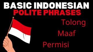 Basic Indonesian Polite Phrases | How to say 'Thank you' & more in Indonesian