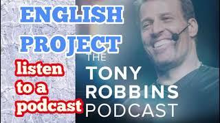 English Project on listen to a  Podcast Report Class12 /ASL Project Term2-2024/ listen to a podcast