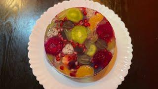 Tasty fruit jelly that drove the world crazy ! Jelly cake within minutes 