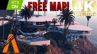 Free Mansion for GTA V! MLO FiveM 10880 Malibu Point Tour (Tony Stark Mansion) PC Mods 4K