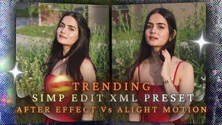 Alight motion vs After effects trending xml video edit by wolf.editzx