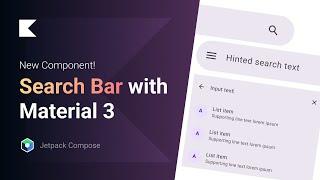 Material 3 Search Bar with Jetpack Compose - Easy Tutorial