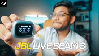 This WIRELESS TWS Comes With A SCREEN?! | JBL Live Beam 3!