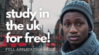 How to Apply for a Full UK Scholarship (for Free)  | NO IELTS | 3 DOCUMENTS ONLY