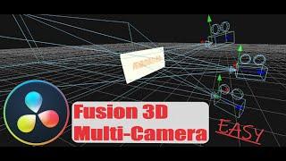 Simple and Easy Multi-Camera in Fusion  ||  DaVinci Resolve 17 Tutorial