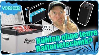 Compressor Kühlbox ohne teure Batterie betreiben? Das geht! (Alpicool C20)