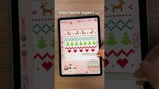 pixel art Christmas pattern #pixquare