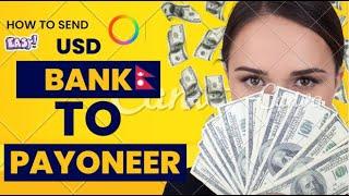 Load USD from Bank to Payoneer using mobile banking from Nepal || Usd load from fonepay #payonerusd