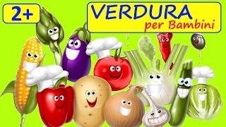  Video per Piccoli  Impariamo i Nomi di Verdura | Cartoni animati italiano per bambini di 2 anni