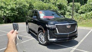 2023 Cadillac Escalade Premium Luxury: Start Up, Test Drive, Walkaround, POV and Review