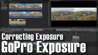 GoPro Final Cut Pro X Exposure Correction on Overcast days