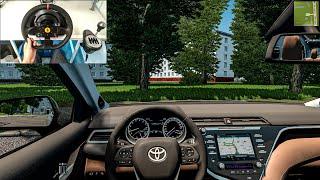 Toyota Camry XV70 - City Car Driving | Thrustmaster T300 Gameplay