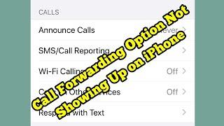No Call Forwarding Option on iPhone iOS 17.5 (Fixed)