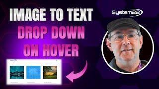 Divi Theme Image To Text Drop Down On Hover 
