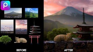 Edit Photo PicsArt Manipulation | Japanese Cat | PicsArt Tutorial