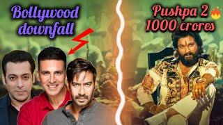 Downfall of Bollywood-bollywood vs south cinema-pushpa 2 box office collection,is Bollywood failing?