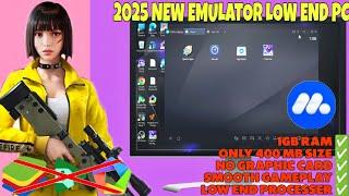 Best Emulator For Low end pc 1Gb ram | Free Fire Pc Me Kaise Khele 2025 #freefirepcmekaisekhele