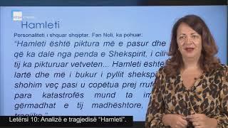 Letërsi 10 - Analiza e tragjedisë "Hamleti"