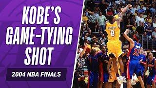 Kobe Bryant's game-tying shot in the 2004 NBA Finals #LegendaryMoments