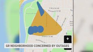 Grand Rapids neighborhood concerned about power outages