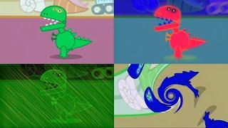 1 MILLION DINORAWR GEORGE'S NEW DINOSAUR (PEPPA PIG) - Special Audio & Visual Effects Funny Edit