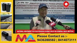 NATIONAL MOVEMENT FOR OLD PENSION SCHEME HOLD VIII GENERAL MASS MEETING.