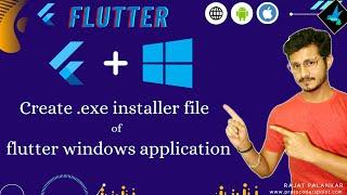 How to create .exe installer of flutter windows application - flutter build windows - inno setup
