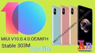 MIUI V10 0 4 0 for Redmi Note 5 Pro