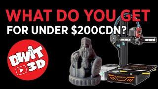 3D Printer under $200CDN... Is it worth it?