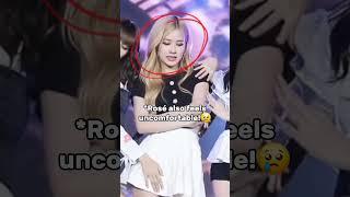 The sound problem caused Jennie to have tinnitus while performing!! #rosé #blackpink #jisoo