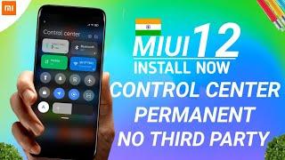 INSTALL MIUI 12 CONTROL CENTER IN MIUI 11 | MIUI 12 CONTROL CENTER INSTALL NOW ON LOCK SCREEN