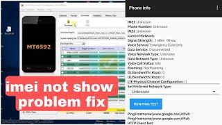 repair lost imei in redmi note 9 , redmi 9 prime and all mtk processor || without open back cover 