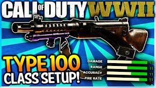 COD WW2 - "TYPE 100" BEST CLASS SETUP - THE ABSOLUTE BEST SETUP FOR SMGS! (WW2 TYPE 100 CLASS)