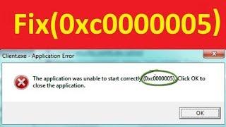 How to fix Error code 0xc0000005 in windows 7 8 10