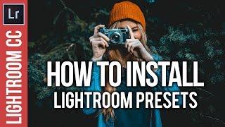 How to Install  Lightroom Presets the EASY Way!
