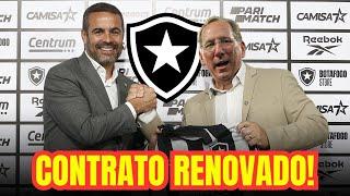 ELE FICA!!! ARTUR JORGE ACABA DE RENOVAR COM O BOTAFOGO! "VAMOS MONTAR UMA SELEÇÃO!" BOTAFOGO HOJE!