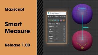 Smart Measure for 3ds Max - Measure Distance, Angle, Length, Area and More