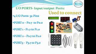 8051 Micro controller Block diagram- EROTECH Solutions - Advanced Embedded systems Training