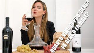 Quanto vino si può bere? Fa bene o male?