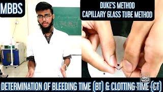 Determination of Bleeding Time (BT) & Clotting Time (CT) | MUHS | #mbbs #practicals #hematology