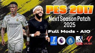 PES 2017 Next Season Patch 2025 Full mods AIO