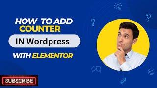 Learn How to Add Counter with Elementor in WordPress | Elementor Page Builder | WordPress Tutorial