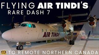 [4K] – Full Flight – Air Tindi – De Havilland Canada DHC-7-103 Dash 7 – YZF – C-FPBJ – IFS 828